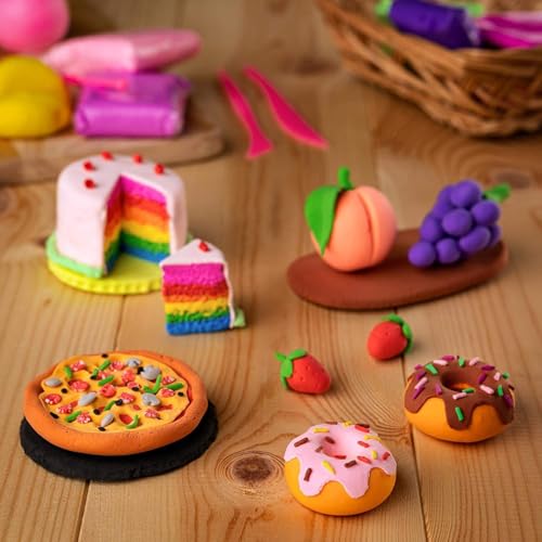 Eclet 24 Pcs Colours Colors Air Dry Clay. Super Light DIY Clay for Model Air Dry Clay Fun Toy, Creative Art DIY Crafts, Gift for Kids ((Clay Pack of 24 Pcs)|B099DCKS8H