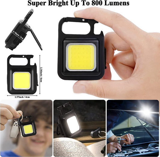 COB RECHARGIABLE KEYCHAIN LIGHT