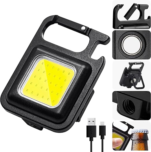 COB RECHARGIABLE KEYCHAIN LIGHT